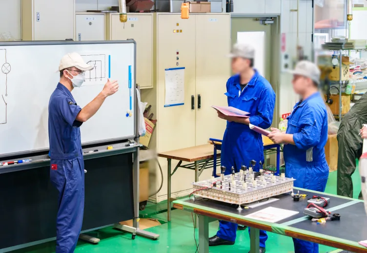 スキャンツールを使った診断の実習